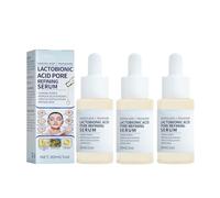 Responsable des pores d'acide lactobionique, visage nourrissant l'acide lactobionique, nettoyage en profondeur pores fins hydrater la peau, 30 ml (3pcs)