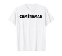 Responsable Équipe Événement Mot Idéal Simple Caméraman T-Shirt