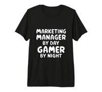 Responsable Marketing par Day Gamer by Night Business Marketer T-Shirt Haut de Gamme