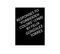 Responses to "Forbidden Colors" by Felix Gonzalez-Torres