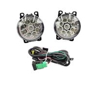 RESPUNEKBAH Cache Antibrouillard LED Pour Mitsubishi Pour Outlander 2016-2019 Feux De Brouillard Interrupteur Feux Jour(9light lamp wires)