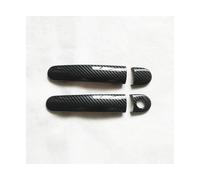 RESPUNEKBAH Convient Pour VW Pour Golf 5 MK5 V Pour Rabbit 1K Accessoires Garniture De Poignée De Porte En Plastique Imitation Fibre De Carbone(2DK-1)