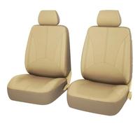 RESPUNEKBAH Couvre Protecteur Siège Housse De Siège De Voiture Complète pour Intérieur De Voiture - Accessoires De Protection pour B&MW X3 X4 X5 F10 G30 E60 E46(2pcs-Beige)