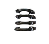 RESPUNEKBAH Garniture Poignée Porte En Plastique Noir Brillant Pour VW Pour Golf 7 MK7 2013 2014 2015 2016 2017 2020 Accessoires De Voiture(4D S-N)