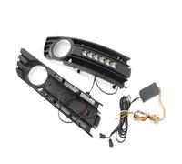 RESPUNEKBAH Grille De Feu De Jour À LED Avant Avec Enjoliveur Pour A4 B6 2001-2005 - Références 8E0807681 Et 8E0807682