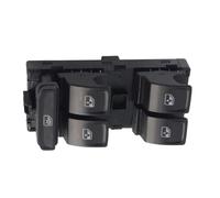 RESPUNEKBAH Interrupteur lève-vitre électrique principal lumière rouge/blanche 5G0959857 Pour SEAT Pour Leon 2013 2014 2015 2016 2017 2018(NoelectroplateRed)