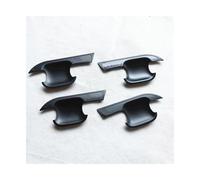 RESPUNEKBAH Pour Ford Pour Ranger 2023 2024 Accessoires Poignée De Porte Couvercle De Cuvette Garniture En Plastique Chrome Noir Mat(HS)