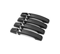 RESPUNEKBAH Pour Land Pour Rover Pour Range Pour Rover Sport Pour Discovery 4 LR4 Pour Freelander 2 Couvercle De Poignée De Porte Extérieure Noir Brillant(Glossy Black B)