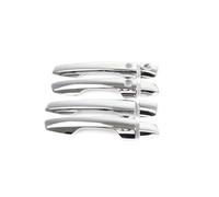 RESPUNEKBAH Pour Mitsubishi Pour Outlander 2023 ABS Chrome Poignée De Porte Latérale Couvercle Supérieur Assorti Aux Accessoires Extérieurs De Voiture(Door Handle)