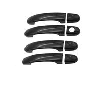 RESPUNEKBAH Pour VW Pour Touran/Pour Caddy/Pour T5 Pour Transporter 2003-2015CHROME Extérieur Poignée Porte Latérale Couvre Garniture Ensemble Bouchons(Model 1)