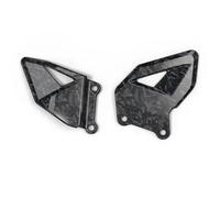 RESPUNEKBAH Repose Moto Plaques Protection Talon Pédale Moto Aspect Carbone pour CBR600RR 2003-2024 Pédales Moto(Forging Texture)