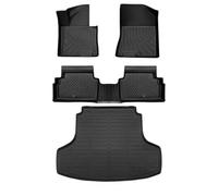 RESPUNEKBAH Tapis De Sol TPE Toutes Saisons Antidérapant Protection Ensemble Complet Accessoires Gouvernail Gauche pour Hyundai pour Sonata 2024 Accessoires De Voiture(Left Rudder 4pcs)