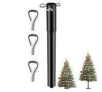 Ressage du Support d'arbre de Noël - Extension en Acier, Poteau réglable | 37,5 cm de Hauteur en amplificateur avec Montage sécurisé, stimule la visibilité des Arbres pour la Configuration élé