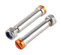 Resseaux de Pied PEGS PEPS Pedal Rest PIN Compatible avec Les MOTOCYCHES DE LA MOTOCYCHES DE LA SXF SXF XC SXF(Orange)