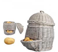 Resserre à pommes de terre en osier