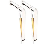 Ressort à Gaz, Tiberham 100N Amortisseurs à Gaz, Ascenseur Support de Couvercle Charnière, Hydraulique Vérin à Gaz pour Levage de Meuble Porte Armoire Cuisine Placard Boîte à Jouets (Lot de 2)