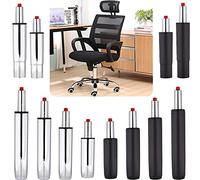 Ressort à Pression de Gaz pour Chaise de Bureau, Charge maximale 200 kg - Vérin à gaz pour Chaise pivotante, Fauteuil de Travail, Longueur Totale 209-274mm, Chromé - 195 mm