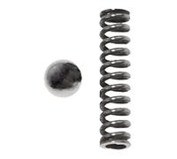 Ressort + boule (broyeur) compatible avec / pièce de rechange pour machines à café Jura 33322 (description)