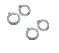 Ressort d'amortisseur avant, siège inférieur en caoutchouc D651-34-0A3 pour série DE Demio 2007 - 2011(4 pieces)