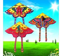 Ressort de 0,9 x 0,5 m pour cerf-volant papillon Easy Flyer Toy Excl String interactif extérieur plage arrière-cour pour jeu pour activités familiales et enfants