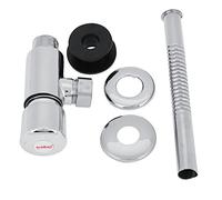 Ressort de chasse d'eau pour toilette en alliage de zinc durable. Adaptateur T pour bidet métallique avec robinet d'arrêt. Conception renforcée en fibre. Compatible avec la plupart des systèmes sanita