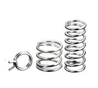 Ressort De Compression 10 pièces diamètre du fil 1.2mm 304 acier inoxydable ressort comprimé externe 6-22mm de pression(70mm(10Pcs),8mm)