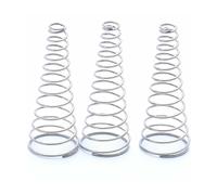 Ressort de compression à cône conique en acier inoxydable 304 ressorts de tour 3 pièces, diamètre de fil de ressort à pression conique 0.5-2mm(2x12 28x50 10)