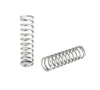 Ressort de compression cylindrique en acier 65Mn, diamètre fil 0,4 mm ou,5, for outil mécanique, haute élasticité, longueur (40/45/50 mm), 10 pièces(0.5mm(10Pcs)/50mm,8mm)