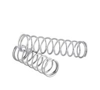 Ressort de compression cylindrique en acier inoxydable 304, diamètre fil 0,4 mm,5, 10 pièces, petit ressort réparation(15mm,4mm/0.5mm)