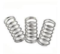 Ressort de compression en acier inoxydable, 0,3 mm, 20 pièces/lot, x 3/4/5/6 L, diamètre du fil:, extérieur: à 6, longueur: 5 50(10mm,4mm/0.3mm)