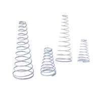 ressort de compression en forme de cône Ressorts de Compression coniques en acier inoxydable 304, 1/3/5/10/20 pièces, diamètre du fil 0.4mm/0.5mm/0.7mm, pression conique(0.7x7 I 8x7-3.4,20Pcs)