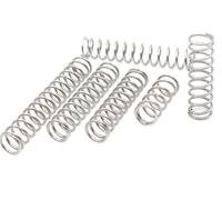 Ressort de Compression Réparation de ressorts Compression en acier inoxydable, petit diamètre fil combinaison à ressort 0.5/0.3/0.4 OD4/5/6 10-30 longueur 225 pièces(Combination A)