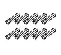 Ressort de compression SOURCING MAP 1,2mm Fil Diamètre 12mm OD 40mm Libre Longueur Ressort Acier Extension Ressort Noir 10Pcs
