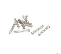 sourcing map Ressort de Compression 0.3mmx3mmx20mm 304 Acier Inoxydable 10pcs