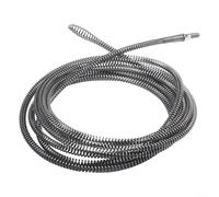 Ressort de dragage de tuyaux 5 mètres avec adaptateur de perceuse électrique pour un nettoyage efficace des canalisations de cuisine, salle de bain et égouts (5 mètres)