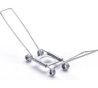 Ressort de maintien du verre 1 pièce Fixation pour verres Verre de lampe Support de verre de lampe Métal argenté