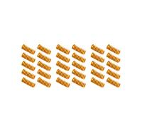 Ressort de Nivellement de Lit Chauffant pour Imprimante 3D 8X20Mm Jaune de Compression pour 2 3 Pro CR-10S PRO Hotbed (30 PièCes SéRies
