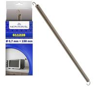 Ressort de porte pour four électrique 158 mm avec code original 611228 pour Delonghi MONTERAL