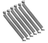 Ressort de Serrage pour Joint de Porte de Lave-linge Frontal, 6 Pièces | Acier Argenté, Fixation du Soufflet Avant, Installation Simple, Stabilité Renforcée