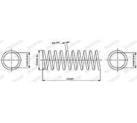 Ressort de suspension MONROE Article : SP3248