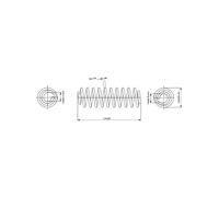 Ressort de suspension MONROE SE2440