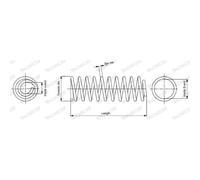 Ressort de suspension MONROE SPRINGS MONROE SE0407
