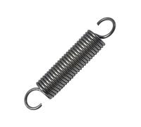 Ressort de tension à crochet ouvert en acier 65Mn, diamètre de fil 1,0/1,5/2,0 mm, ressort rétractable pour applications mécaniques,1 pièce,1x15x220mm