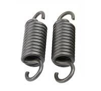 Ressort de Tension avec Double Crochet 3 mm Fil Diamètre, 31 mm OD, 250 mm Longueur libre, Ressort Acier Ressort de Traction, 2 Pièces