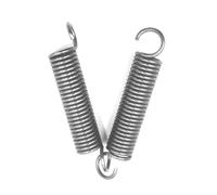 Ressort de Tension avec Double Crochet Ressort Acier 3.5 x 24 x 150mm, Fil Diamètre 3.5mm, OD 24mm, Longueur libre 150mm, 1 Pièces