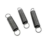 Ressort de tension, boucle, crochet, extension 0.6 mm Fil Diamètre, 6 mm OD, 70 mm Longueur libre, Ressort Acier , Paquet de 10