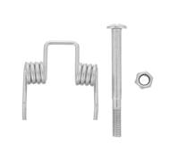 Ressort de Torsion Double Jambe en Métal pour Poignée de Chariot Pliant | Kit de Réparation avec Vis de Montage et Écrou, Stabilisation de Poignée, Entretien Facile, Usage Camping et Plage