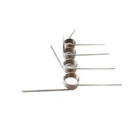 Ressort de torsion droit en acier inoxydable 304, diamètre de fil 0,4 mm, 10 pièces, ressort de rappel et de réinitialisation en forme de V(0.4mm(60°)/3.6mm(9 laps),3mm)