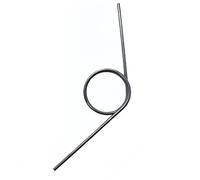 Ressort de torsion droit en acier inoxydable, Ressorts de torsion gauche en forme de V en acier 65Mn, diamètre du fil 1mm, plusieurs tailles, 10 pièces(10MM*3 * 120)