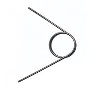 Ressort de torsion droit en acier inoxydable, Ressorts de torsion gauche en forme de V en acier 65Mn, diamètre du fil 1mm, plusieurs tailles, 10 pièces(10MM*5 * 60)